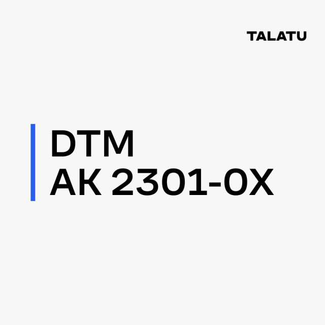 TALATU DTM AK 2301-0X